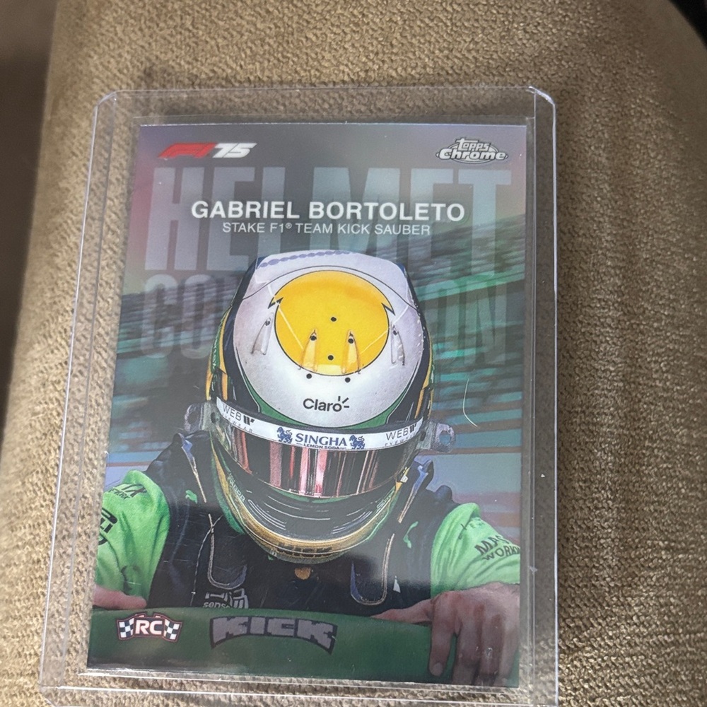 Gabriel Bortoleto F1 Rookie Card — Topps Chrome 2025